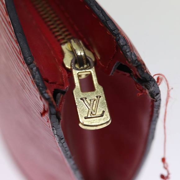 LOUIS VUITTON Epi Saint Jacques Shoulder Bag Red M52277 LV Auth 76530 - Picture 10 of 16